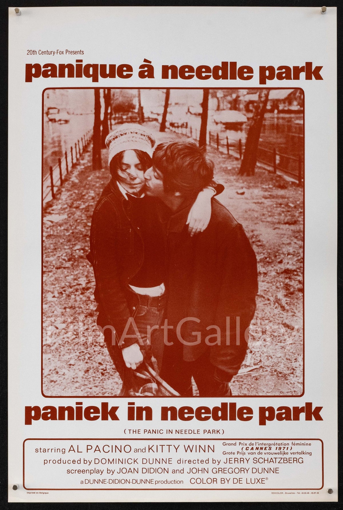 Panic in Needle Park Original Vintage Movie Poster