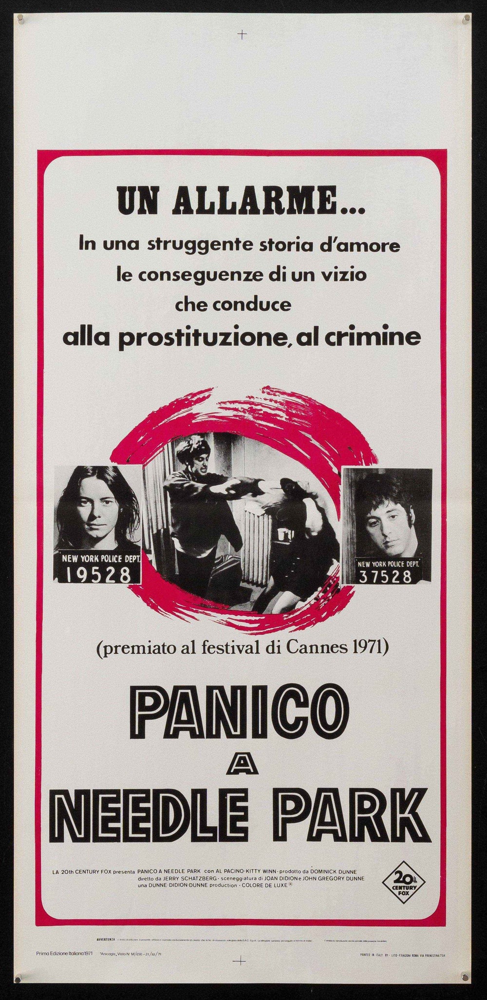 Panic in Needle Park Original Vintage Movie Poster