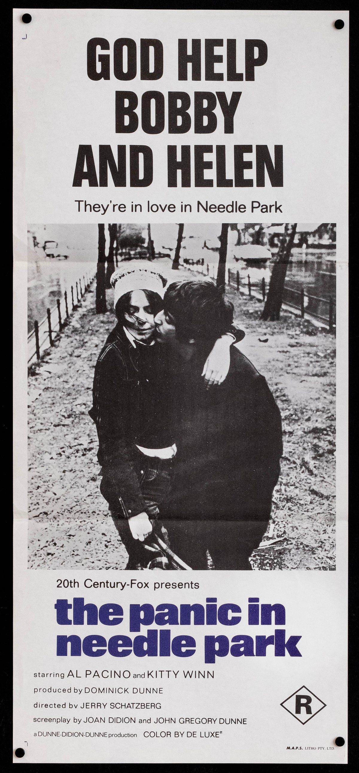 Panic in Needle Park Original Vintage Movie Poster