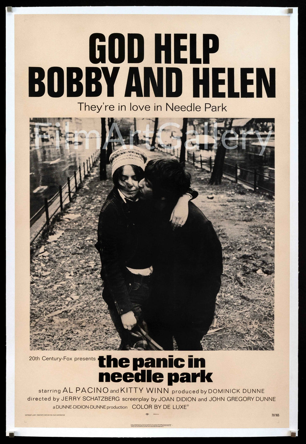 Panic in Needle Park Original Vintage Movie Poster