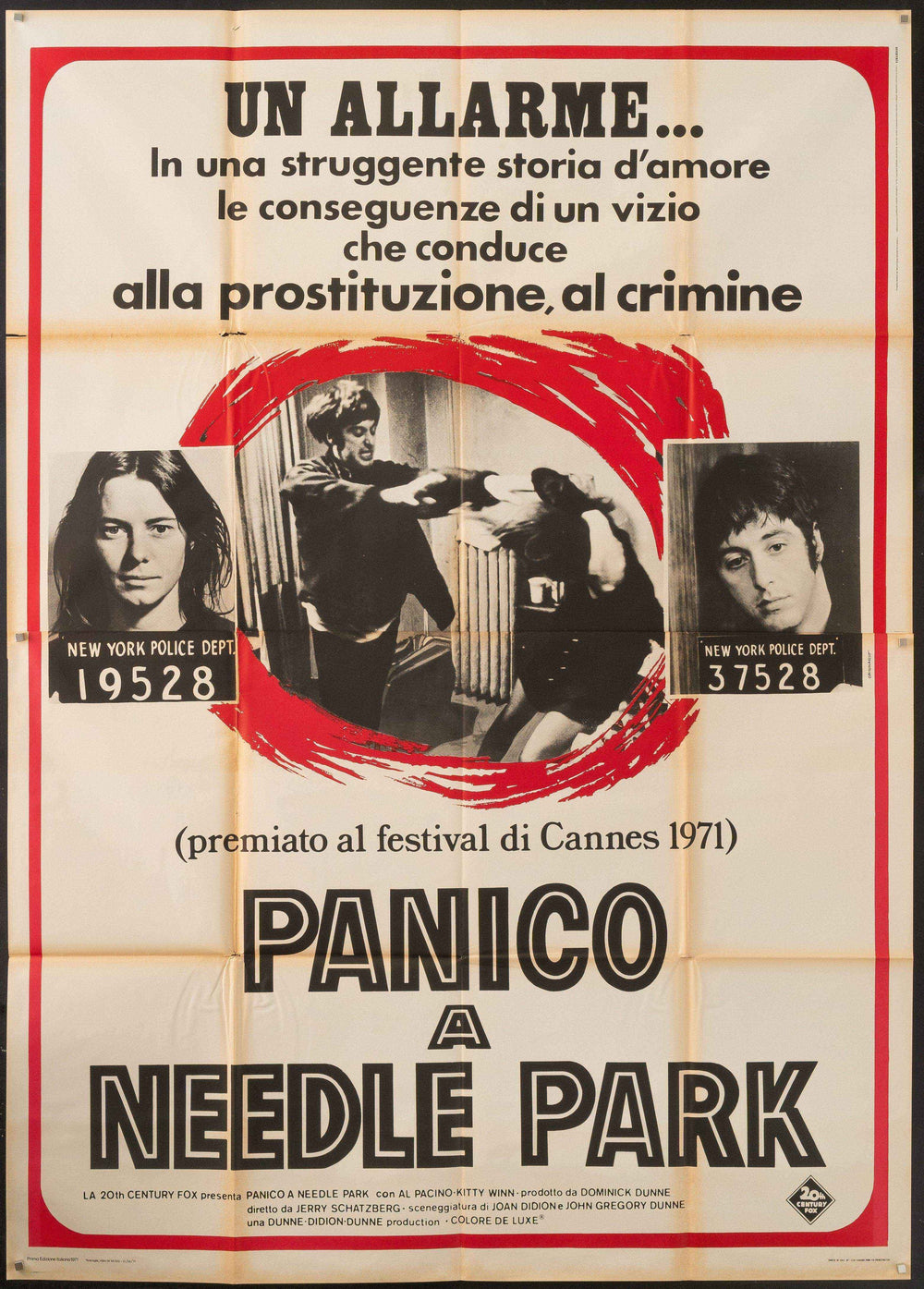 Panic in Needle Park Original Vintage Movie Poster