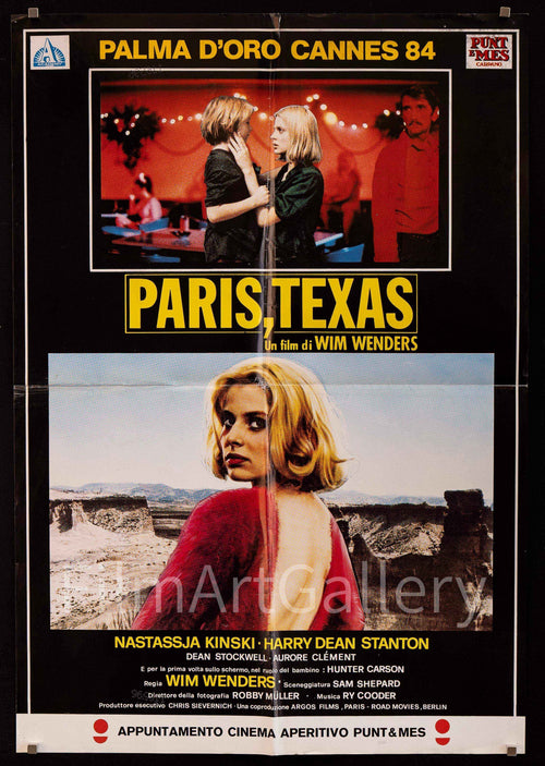 Paris Texas Original Vintage Movie Poster