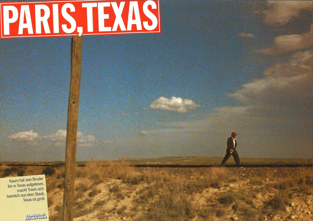 Paris Texas Original Vintage Movie Poster