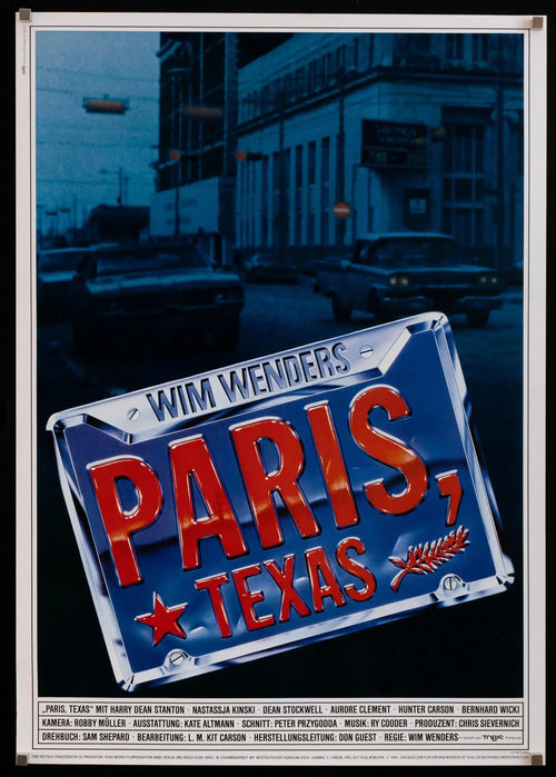 Paris Texas Original Vintage Movie Poster