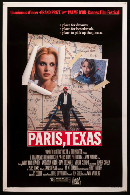 Paris Texas Original Vintage Movie Poster
