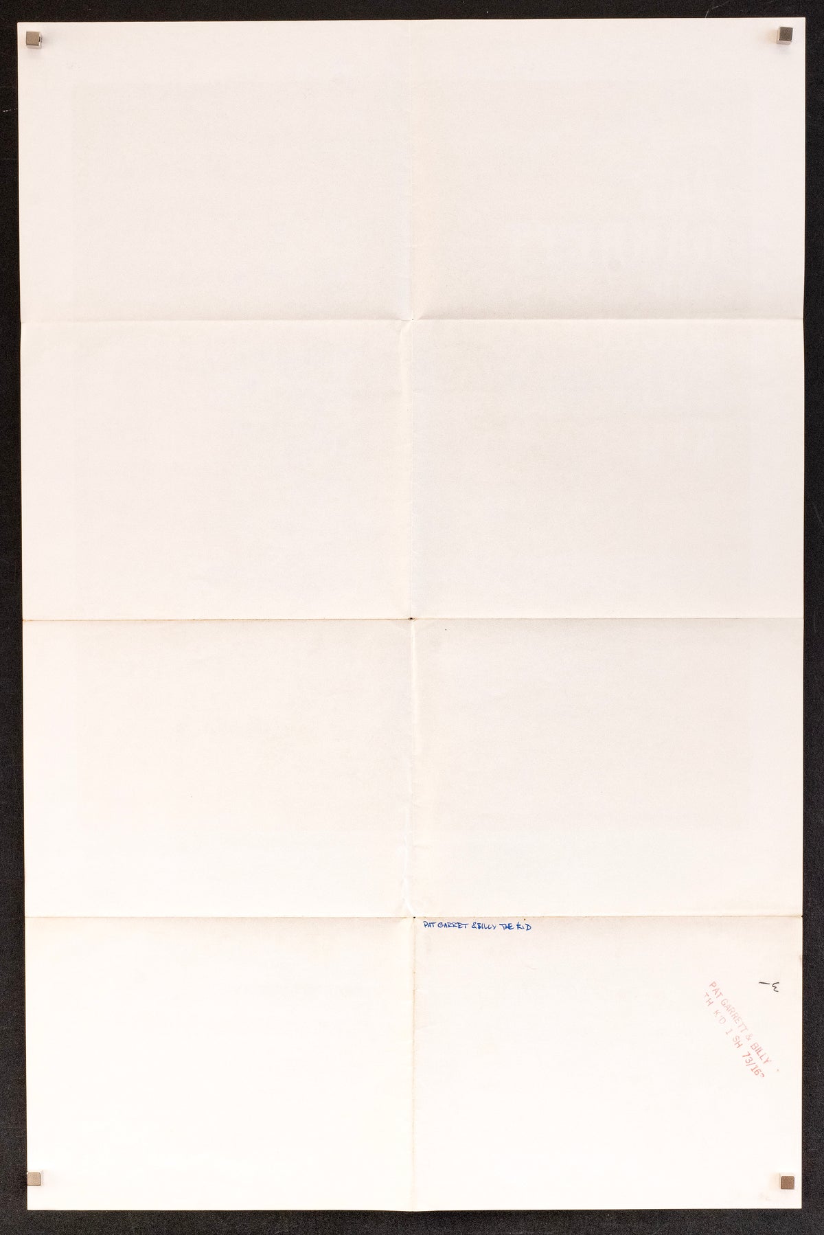 Pat Garrett and Billy the Kid Original Vintage Movie Poster