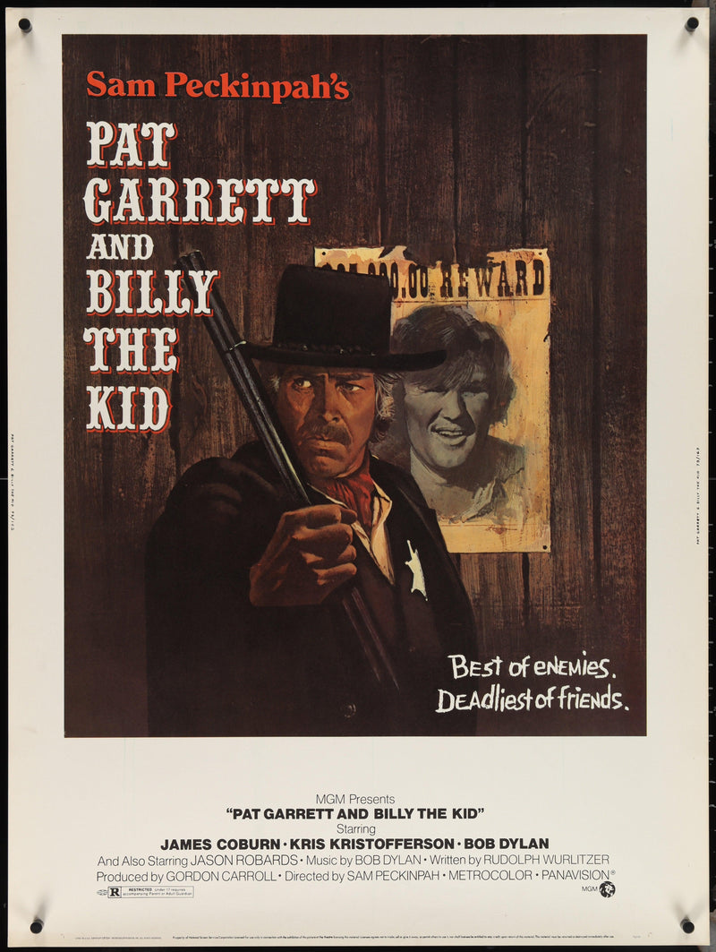 Pat Garrett and Billy the Kid 30x40 Original Vintage Movie Poster