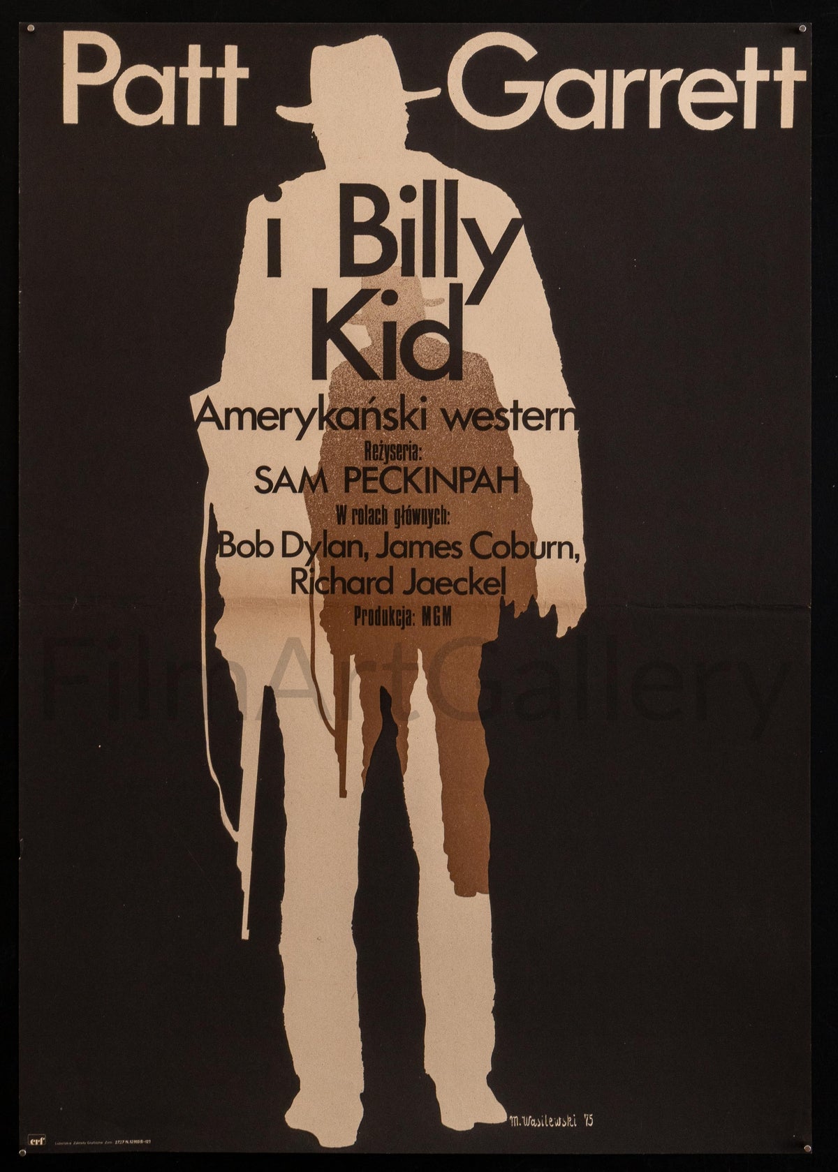 Pat Garrett and Billy the Kid Original Vintage Movie Poster