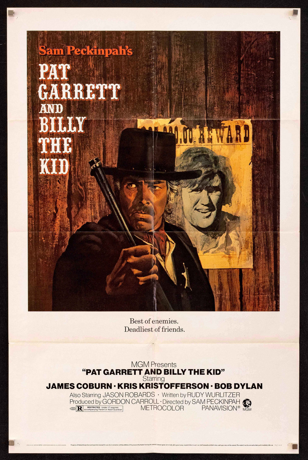 Pat Garrett and Billy the Kid Original Vintage Movie Poster