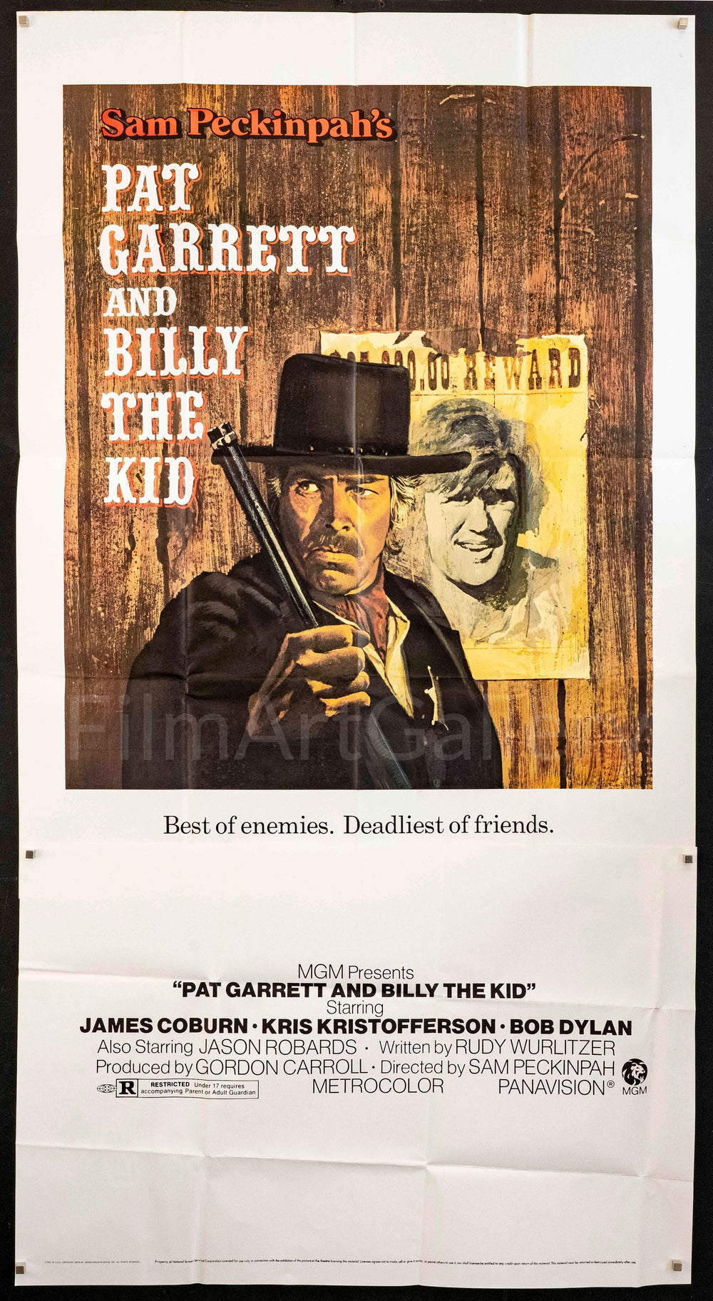 Pat Garrett and Billy the Kid Original Vintage Movie Poster