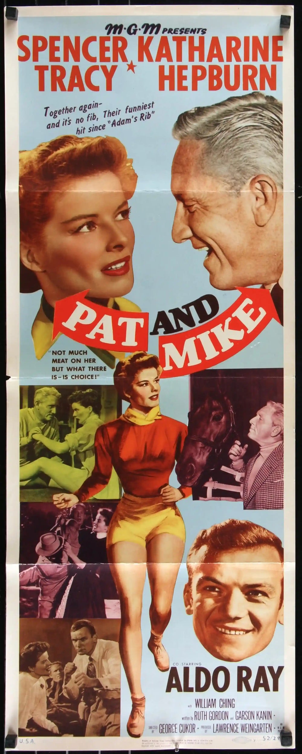 Pat and Mike Original Vintage Movie Poster