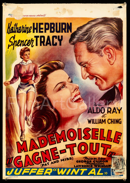 Pat and Mike Original Vintage Movie Poster