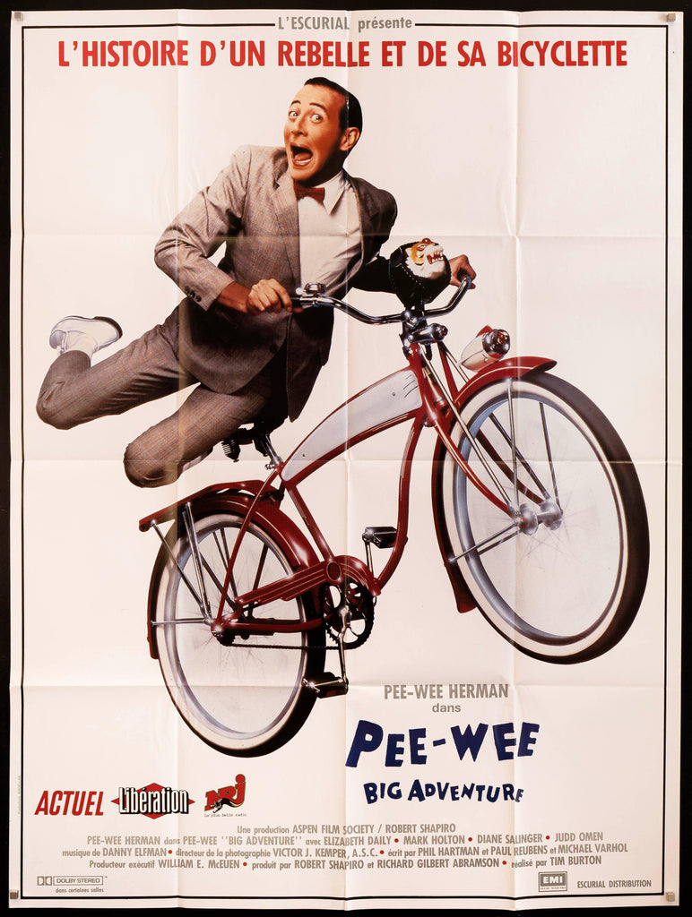 Pee-Wee's Big Adventure Original Vintage Movie Poster