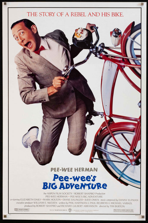 Pee-Wee's Big Adventure Original Vintage Movie Poster