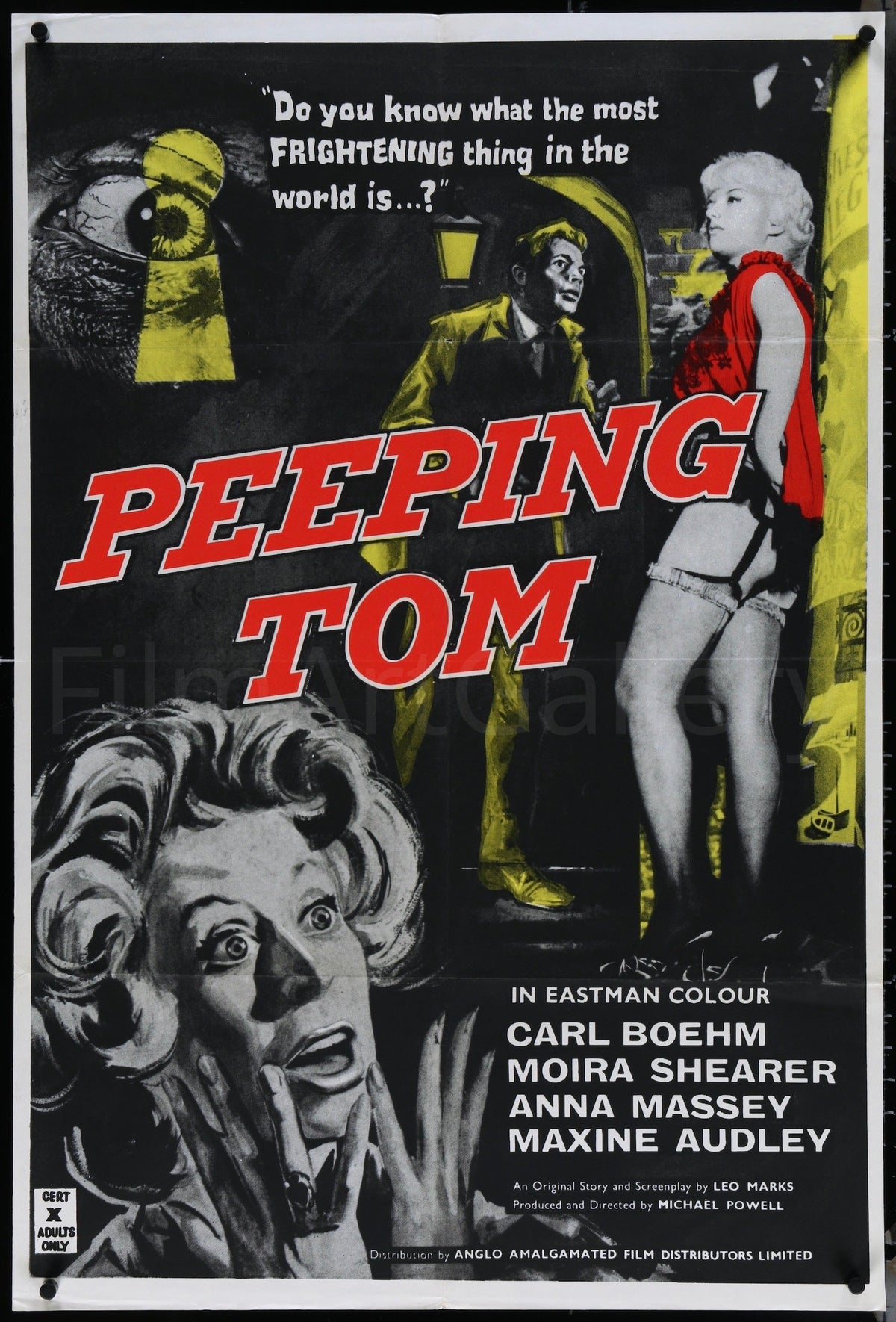 Peeping Tom 1 Sheet (27x41) Original Vintage Movie Poster