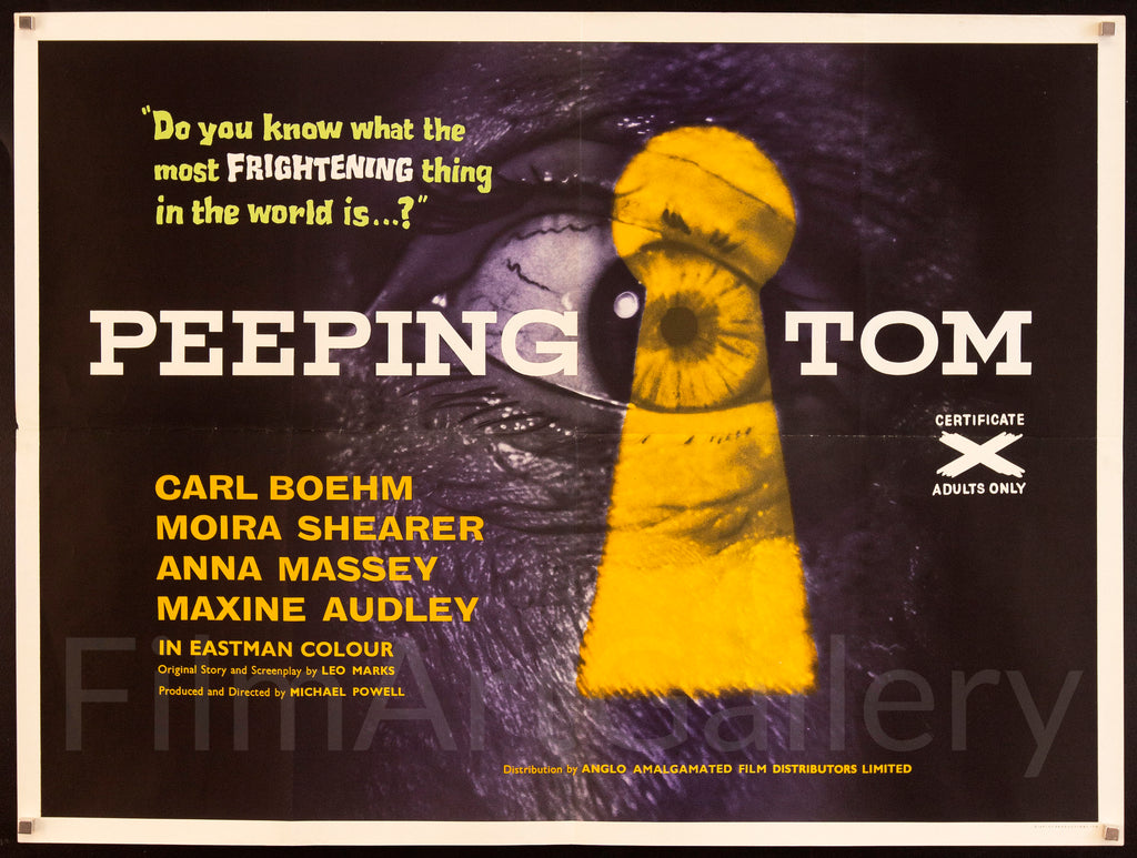 Peeping Tom Original Vintage Movie Poster