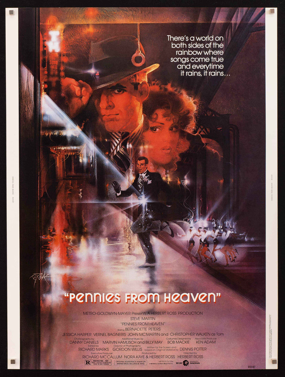 Pennies From Heaven Original Vintage Movie Poster