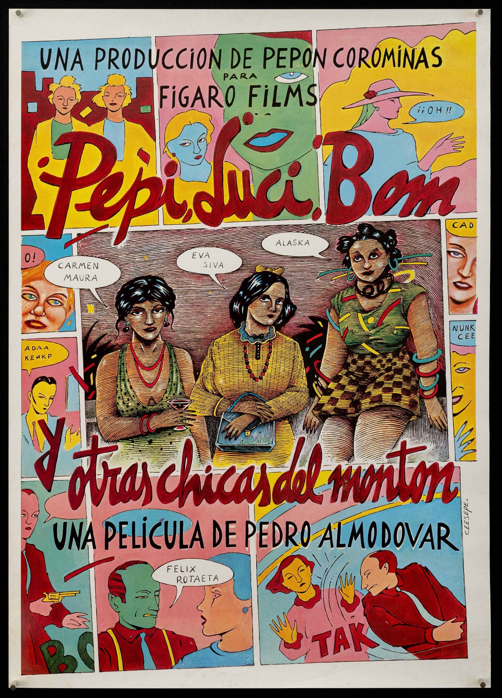 Pepi, Luci, Bom and Other Girls Like Mom Original Vintage Movie Poster