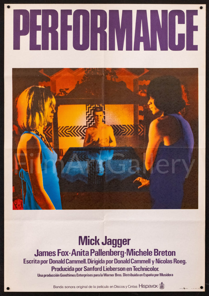 Performance Original Vintage Movie Poster