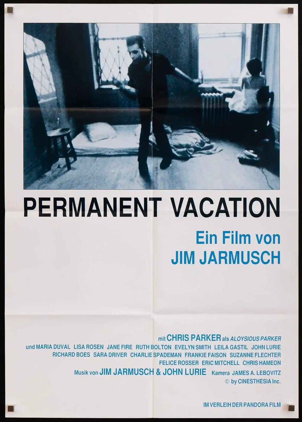 Permanent Vacation Original Vintage Movie Poster