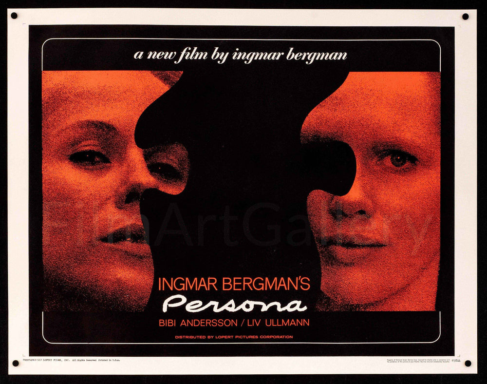 Persona Original Vintage Movie Poster