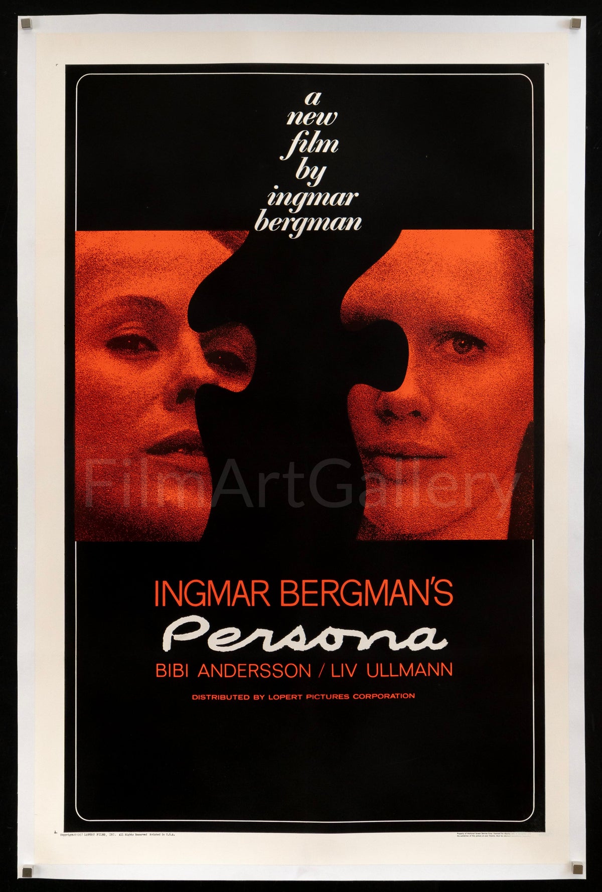 Persona Original Vintage Movie Poster