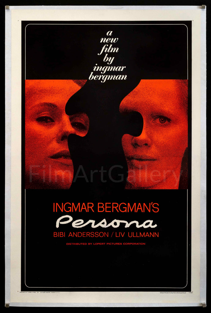 Persona Original Vintage Movie Poster