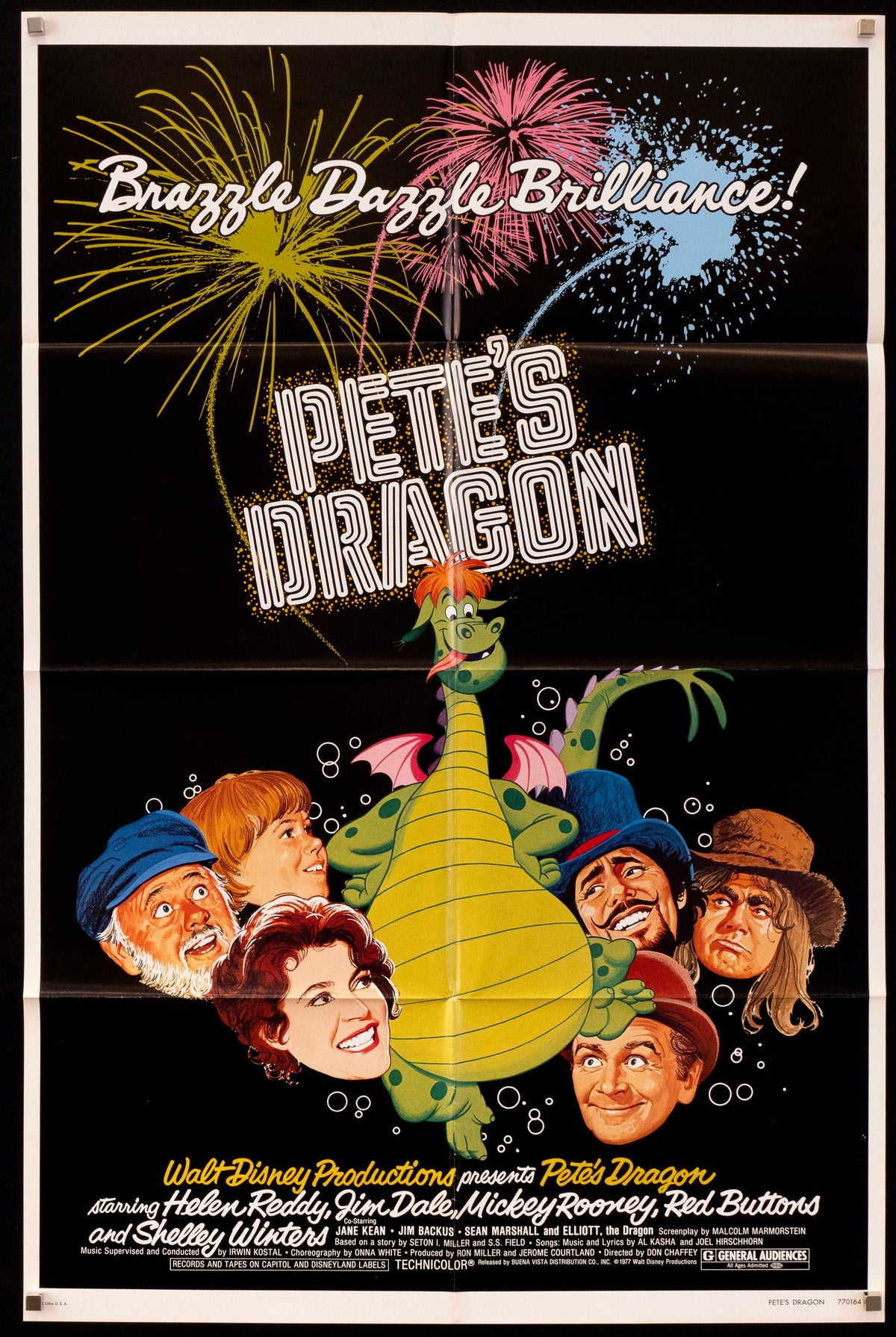 Pete&#39;s Dragon 1 Sheet (27x41) Original Vintage Movie Poster
