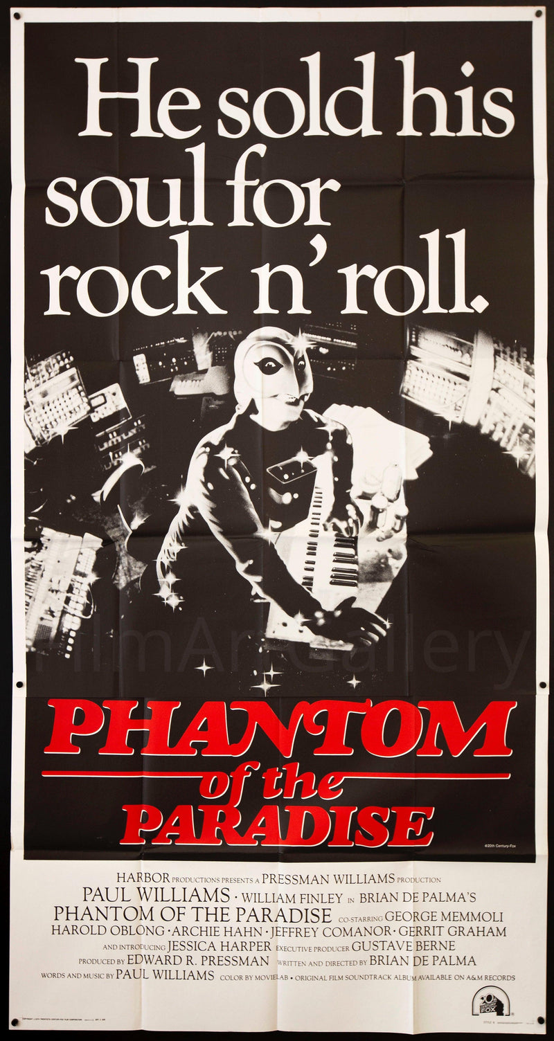 Phantom of the Paradise 3 Sheet (41x81) Original Vintage Movie Poster