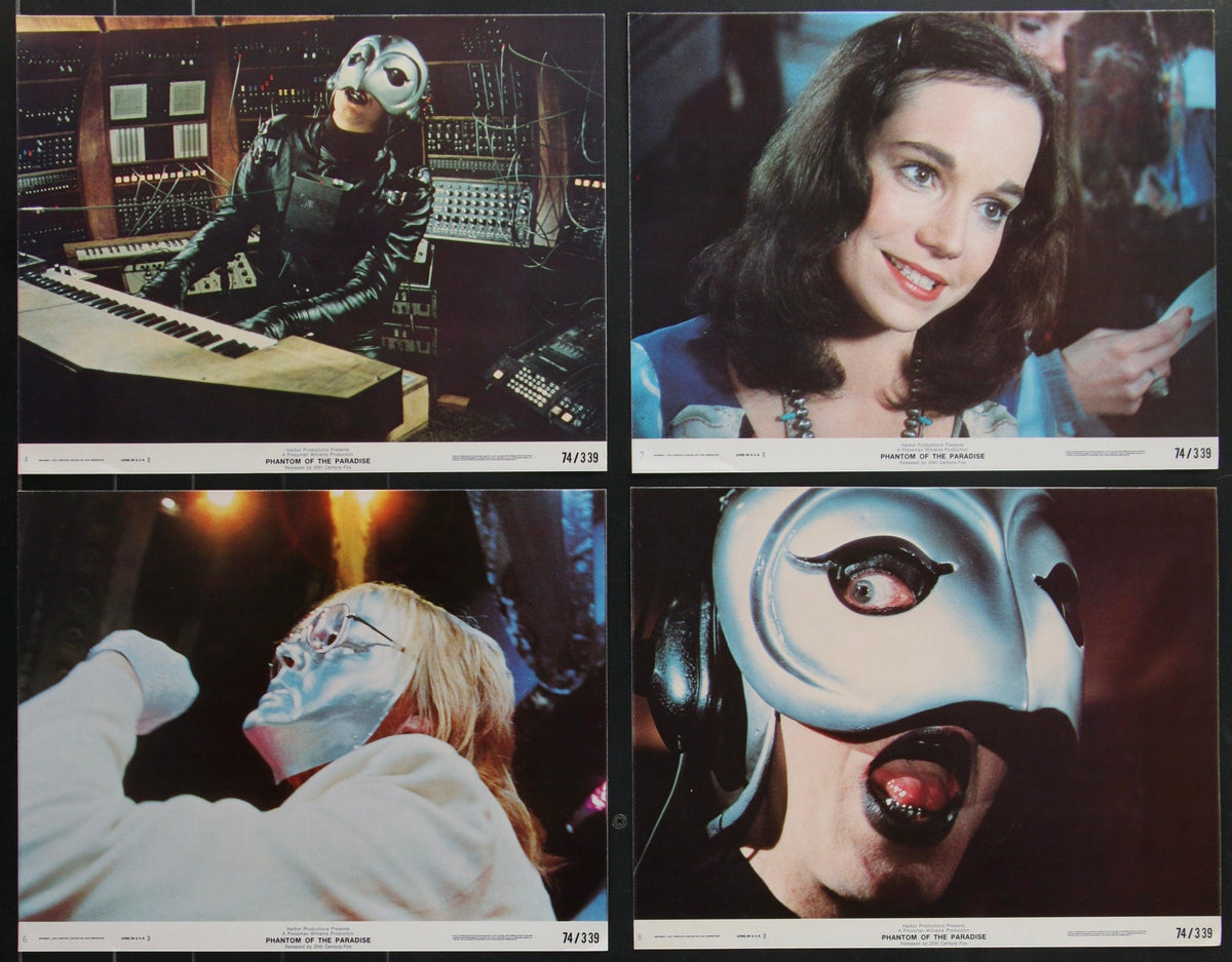 Phantom of the Paradise Lobby Card Set (8-11x14) Original Vintage Movie Poster