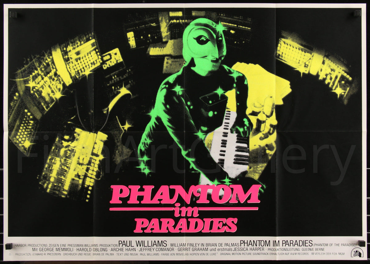 Phantom of the Paradise Original Vintage Movie Poster
