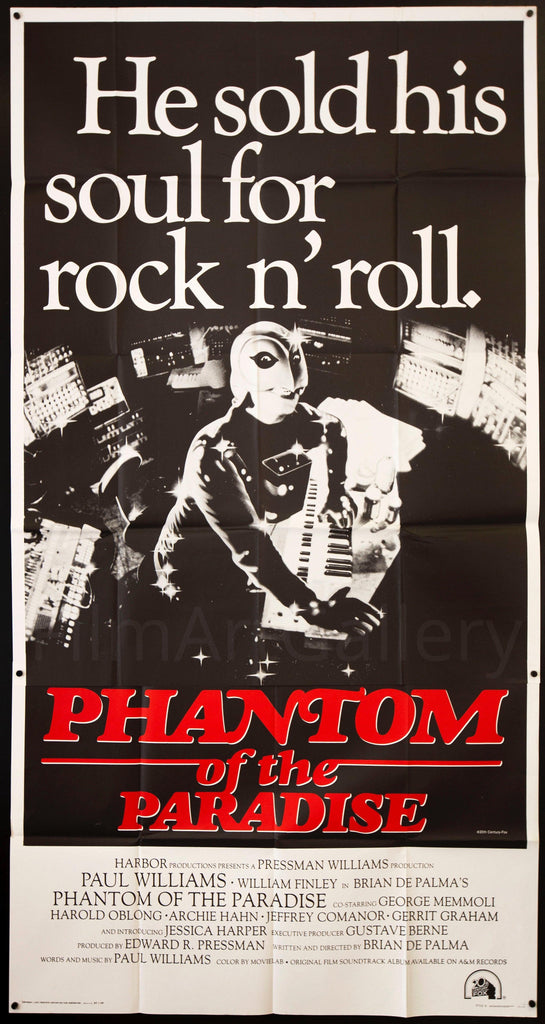 Phantom of the Paradise Original Vintage Movie Poster