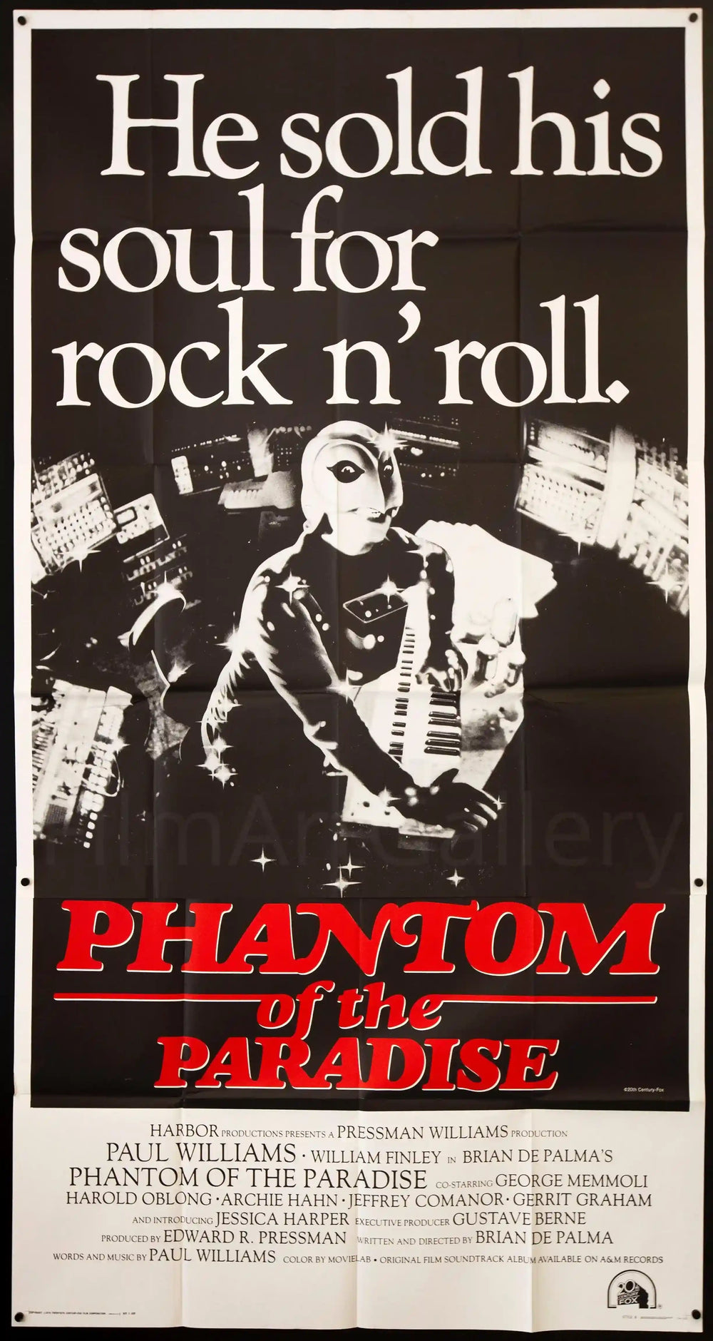 Phantom of the Paradise Original Vintage Movie Poster