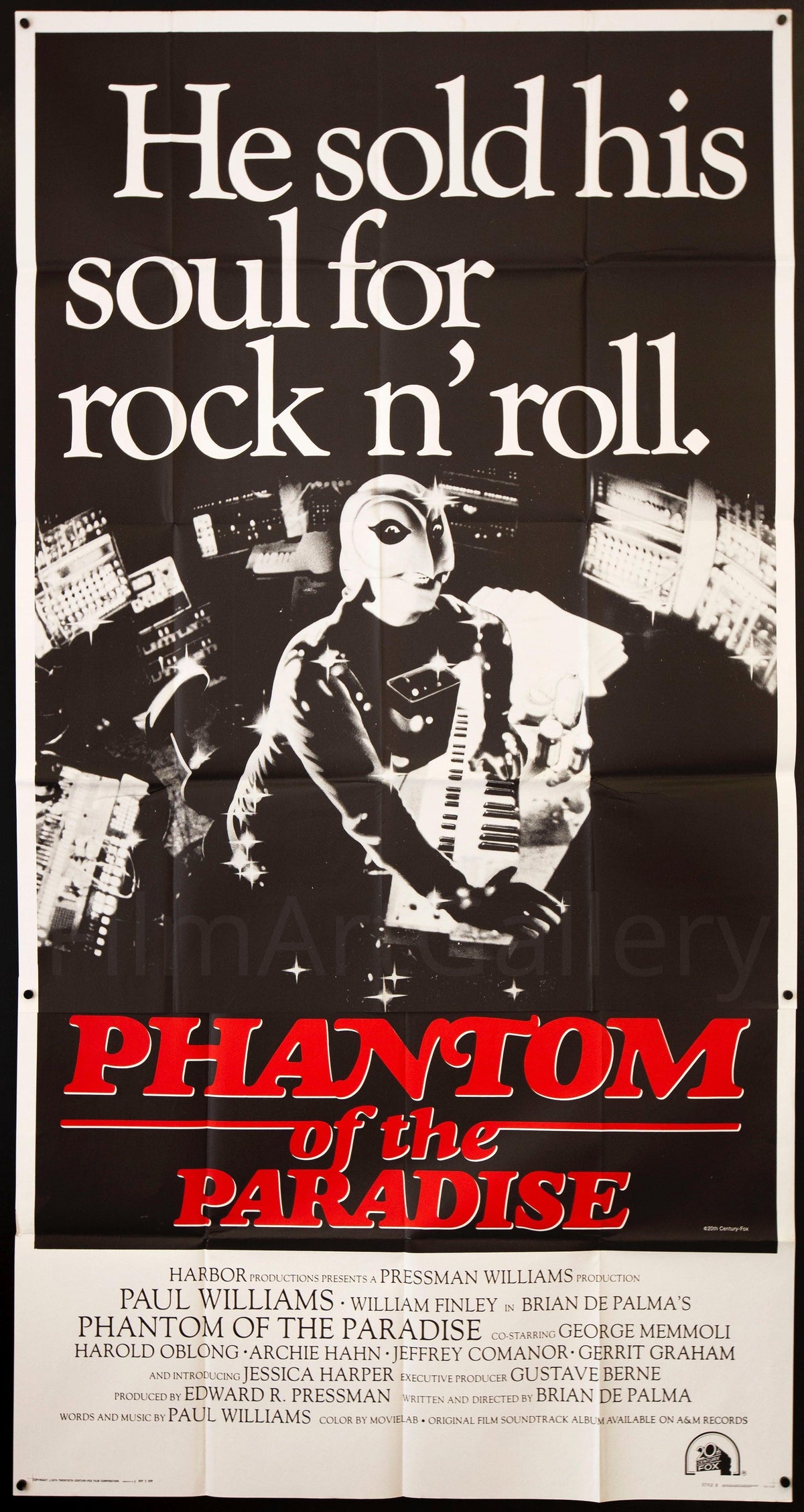 Phantom of the Paradise Original Vintage Movie Poster