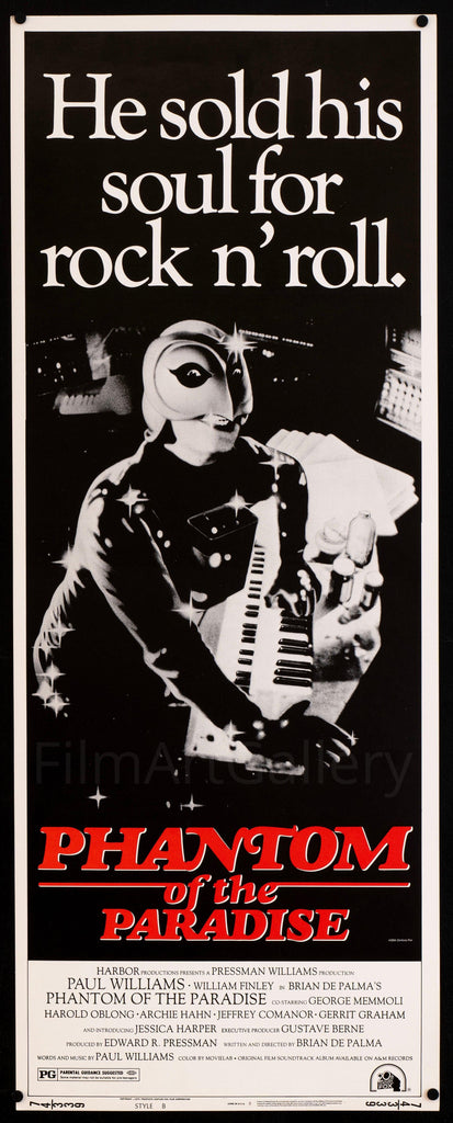 Phantom of the Paradise Original Vintage Movie Poster