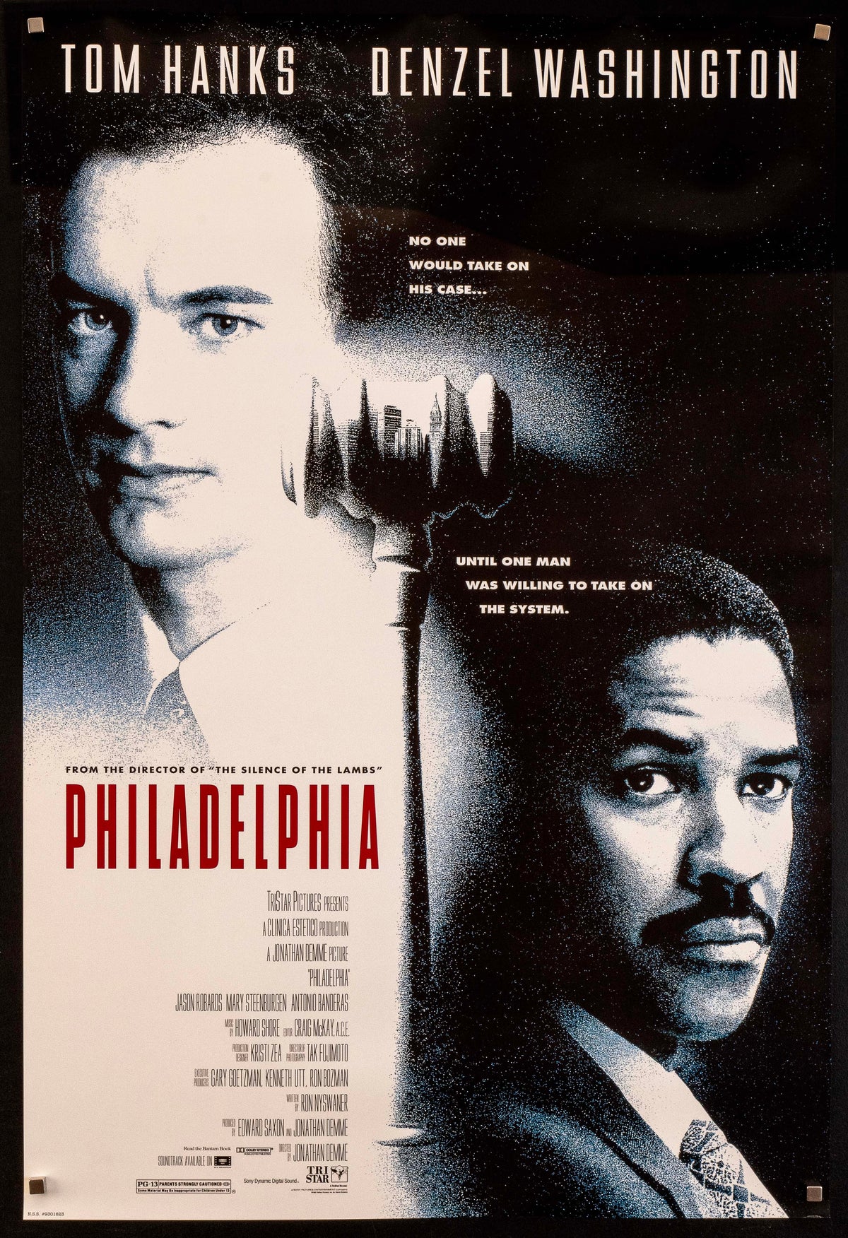 Philadelphia 1 Sheet (27x41) Original Vintage Movie Poster