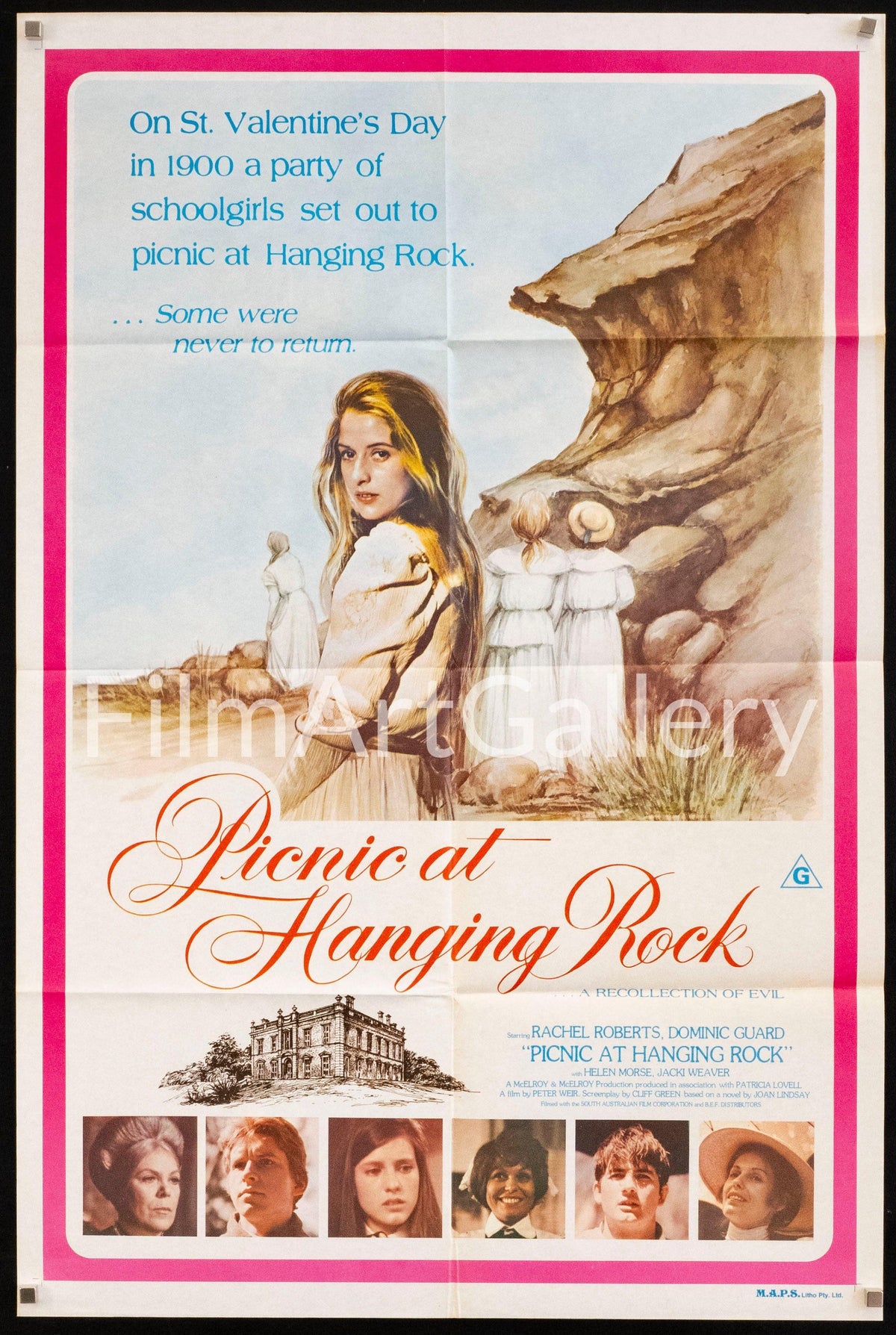 Picnic At Hanging Rock Original Vintage Movie Poster