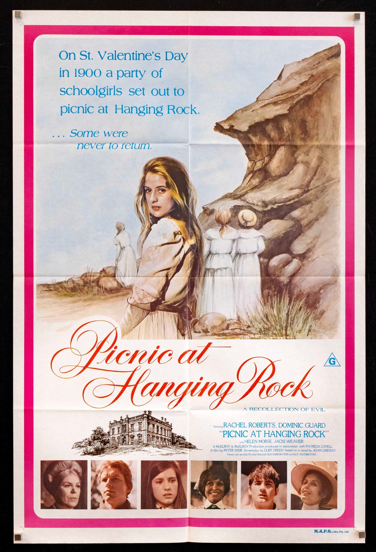 Picnic At Hanging Rock Original Vintage Movie Poster