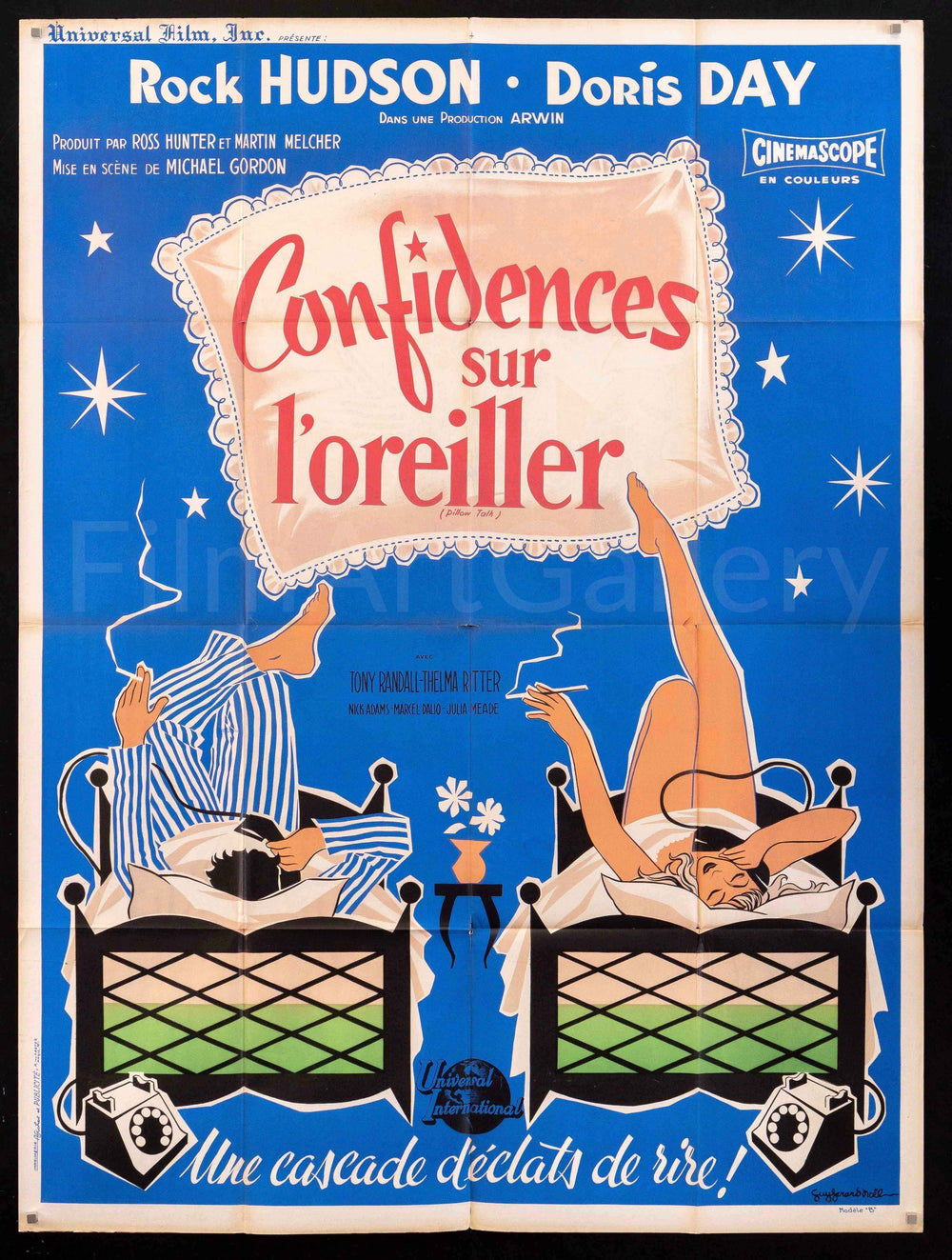 Pillow Talk Original Vintage Movie Poster