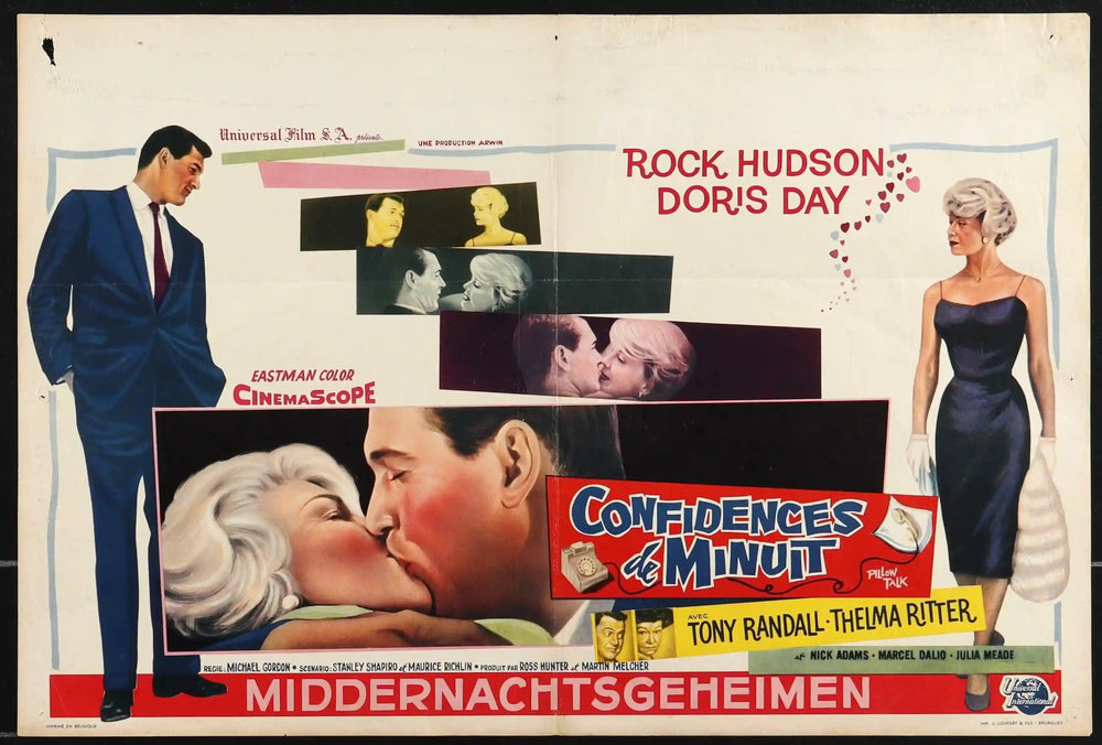 Pillow Talk Original Vintage Movie Poster