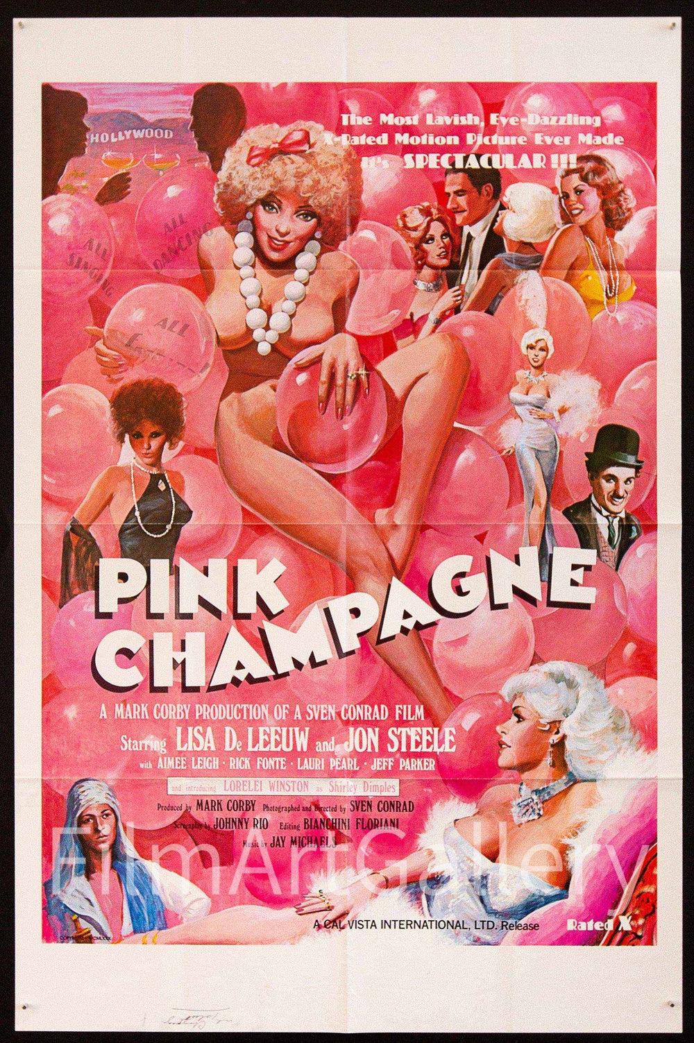 Pink Champagne Original Vintage Movie Poster