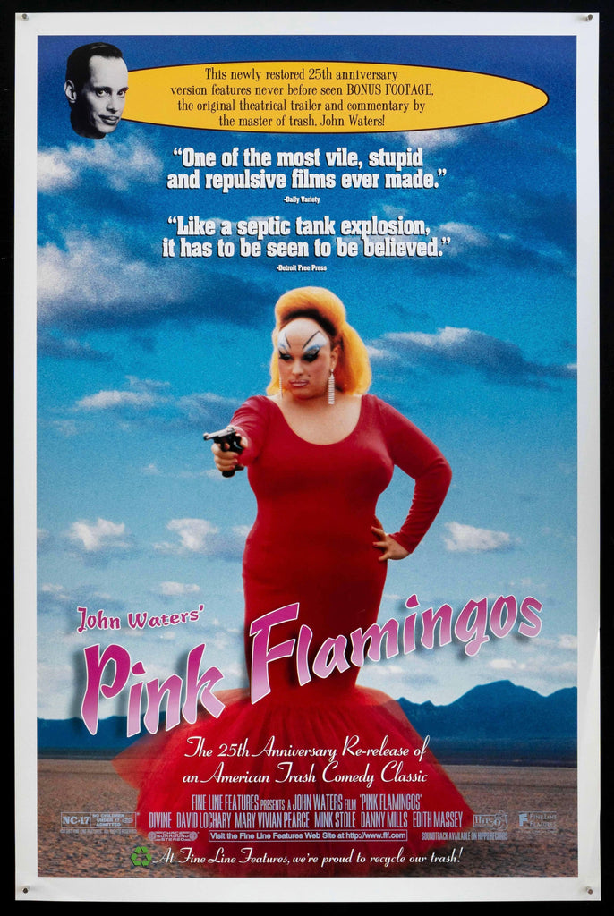 Pink Flamingos Original Vintage Movie Poster