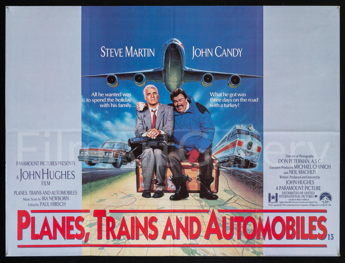 Planes, Trains and Automobiles Original Vintage Movie Poster