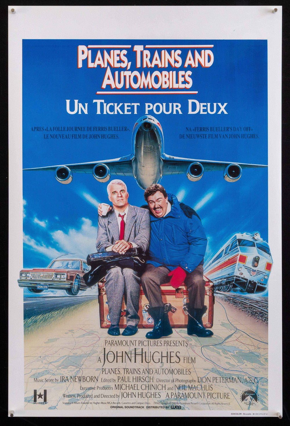 Planes, Trains and Automobiles Original Vintage Movie Poster
