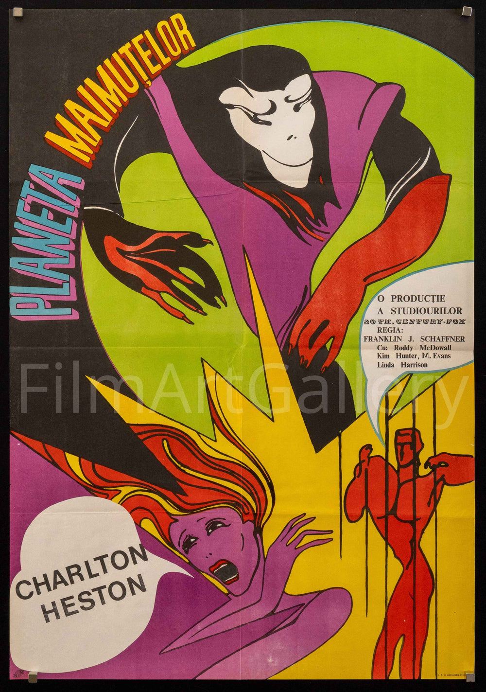 Planet of the Apes Original Vintage Movie Poster