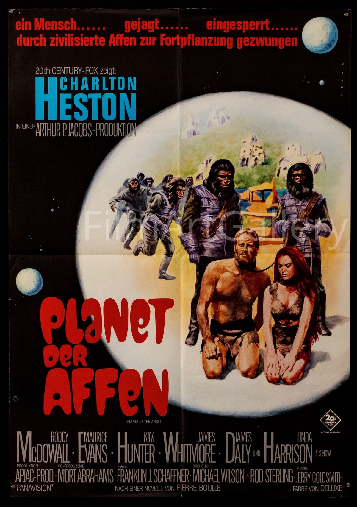 Planet of the Apes Original Vintage Movie Poster
