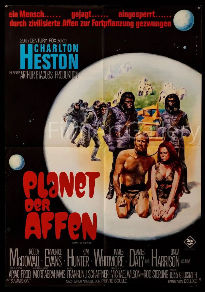 Planet of the Apes Movie Poster 1968 French Small (23x32)