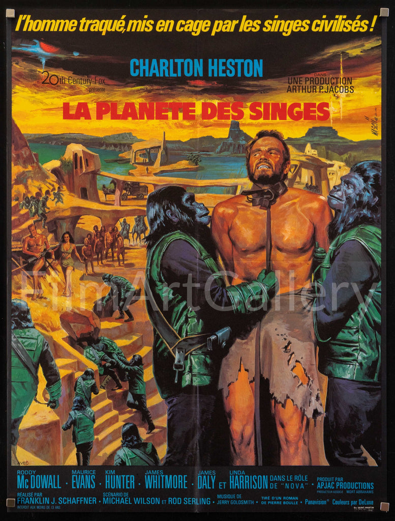 Planet of the Apes Original Vintage Movie Poster