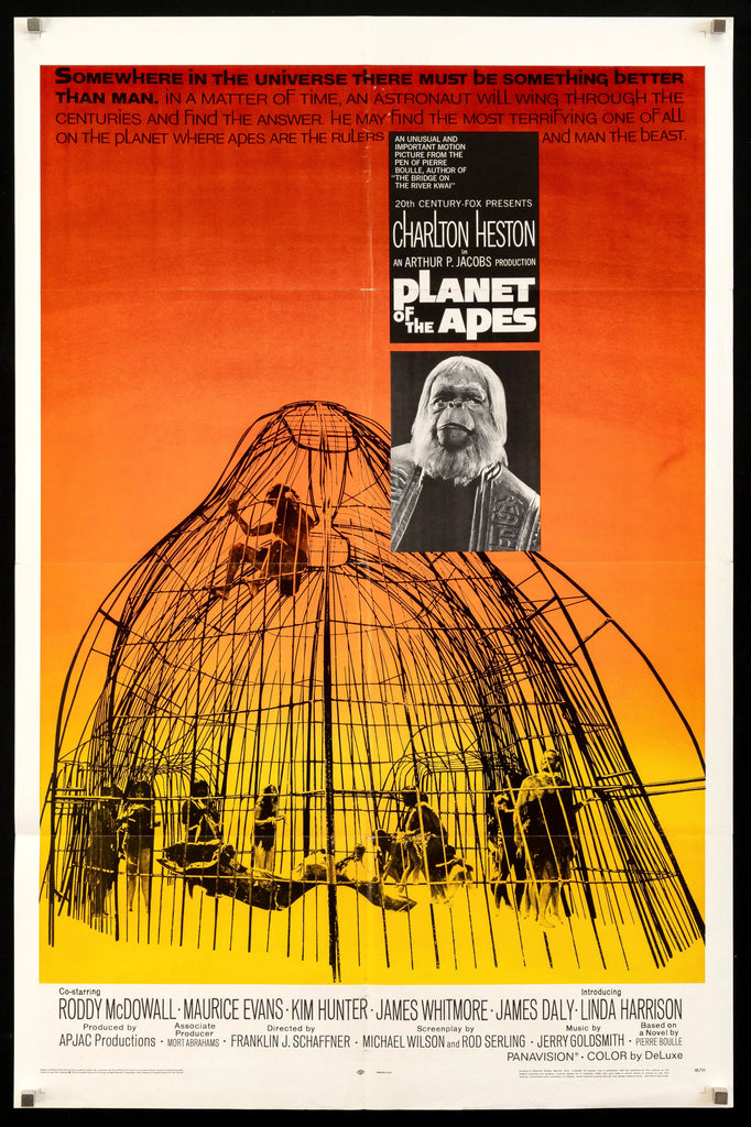 Planet of the Apes Original Vintage Movie Poster