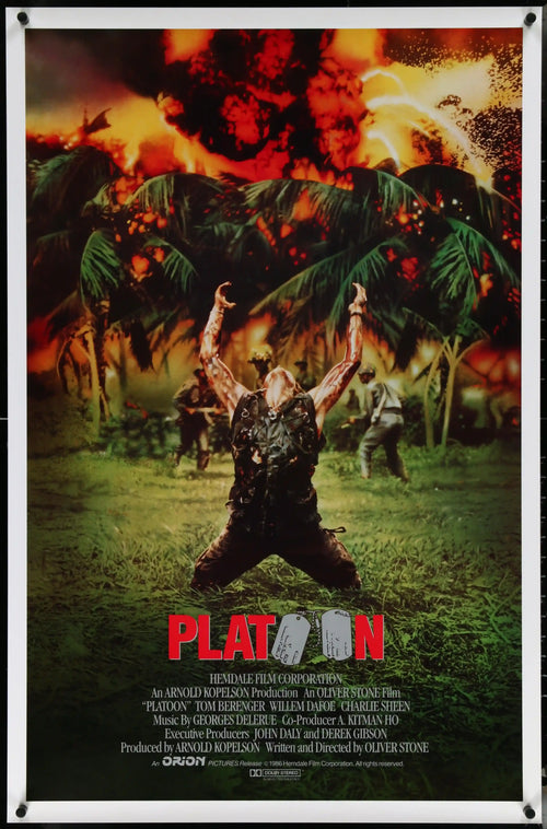 Platoon Original Vintage Movie Poster